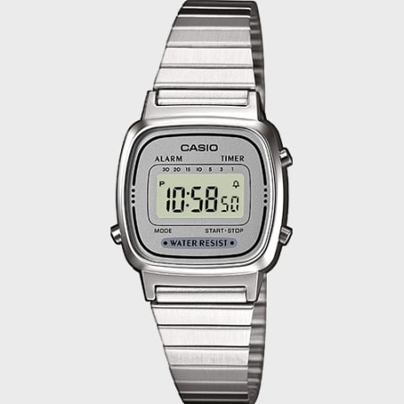 Casio - Reloj señora Colección LA670WEA-7EF Acero cepillado