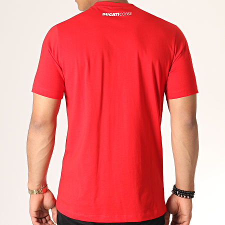 Ducati - Tee Shirt Tricolour 36007 Rouge Blanc Vert