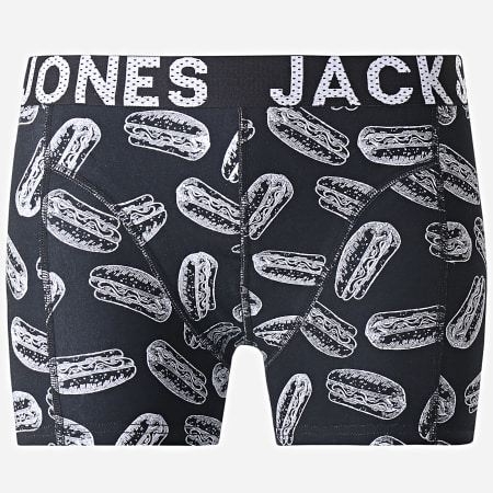 Jack And Jones - Lot De 3 Boxers Fast Food Noir
