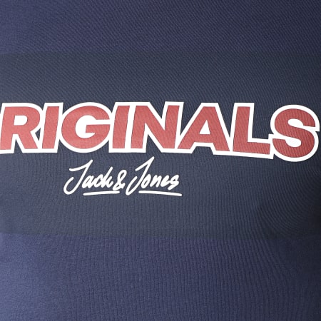Jack And Jones - Tee Shirt Southern Bleu Marine