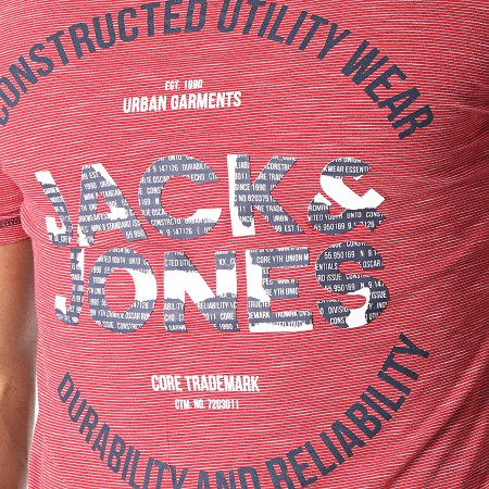 Jack And Jones - Tee Shirt Super Mark Rouge