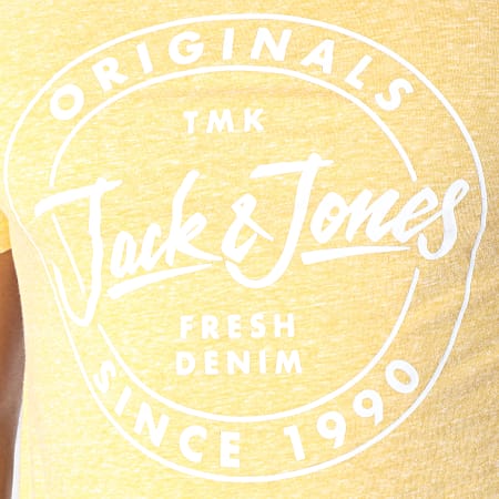 Jack And Jones - Tee Shirt Really Jaune Chiné