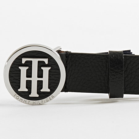 Tommy Hilfiger - Cintura con fibbia rotonda da donna 5366 Oro nero