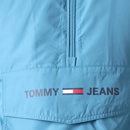Tommy Jeans - Veste Outdoor Light Weight Popover 6487 Bleu Canard