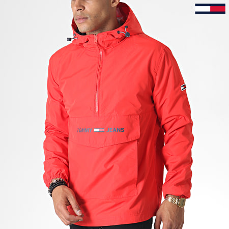 Tommy Jeans - Veste Outdoor Light Weight Popover 6487 Rouge