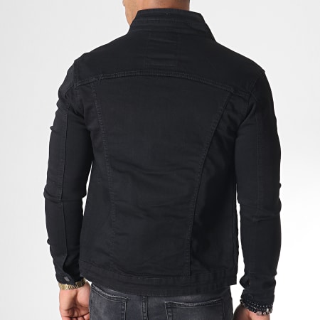 Zayne Paris Veste Jean Zippée 2978 Noir Zayne Paris Veste Jean VS15 Vert Kaki