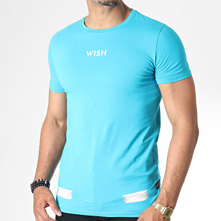 KZR - Tee Shirt 89090 Bleu Turquoise