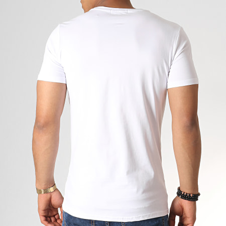 KZR - Tee Shirt Strass 89072 Blanc