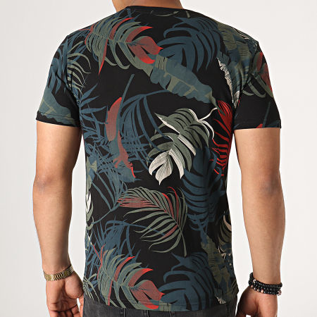 KZR - Tee Shirt MK-18126 Noir Floral