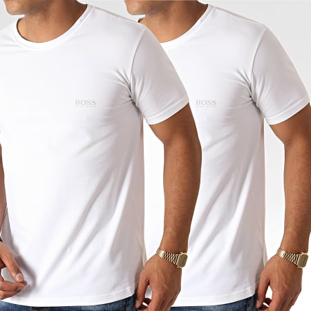 BOSS - Lote De 2 Camisetas 50325405 Blanco