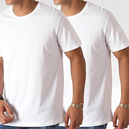 BOSS - Lote De 2 Camisetas 50325390 Blanco