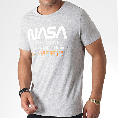 NASA - Tee Shirt Admin 2 Gris Chiné