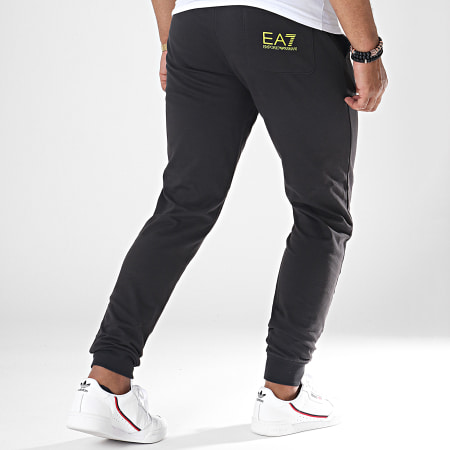 EA7 Emporio Armani - Pantalon Jogging 8NPPC3-PJ05Z Noir Vert Fluo
