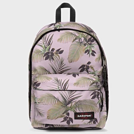 Eastpak - Sac A Dos Floral Out Of Office Rose Vert