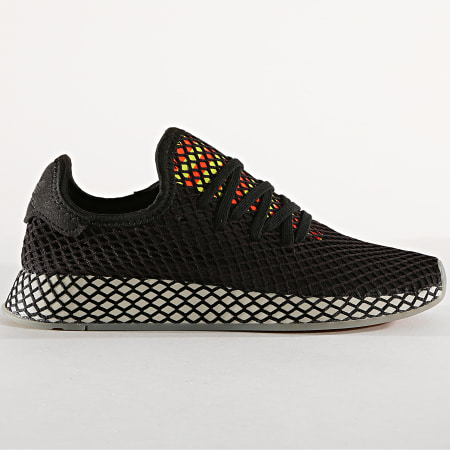 Adidas Originals - Baskets Deerupt Runner EE5674 Core Black Sesame Solar Red