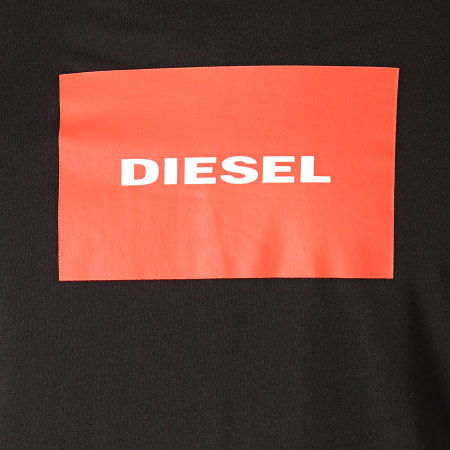 Diesel - Sweat Capuche Jimmy 00SCW4-0PAWG Noir Rouge Blanc