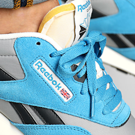 Reebok Baskets Classic Nylon DV5797 Cyan Tin True Grey Chalk LaBoutiqueOfficielle