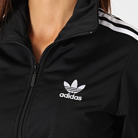 Adidas Originals - Veste De Sport Femme Avec Bandes Firebird ED7515 Noir
