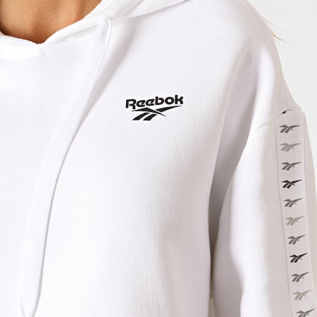 Reebok - Sweat Capuche Femme Avec Bandes Classic Vector EB4247 Blanc