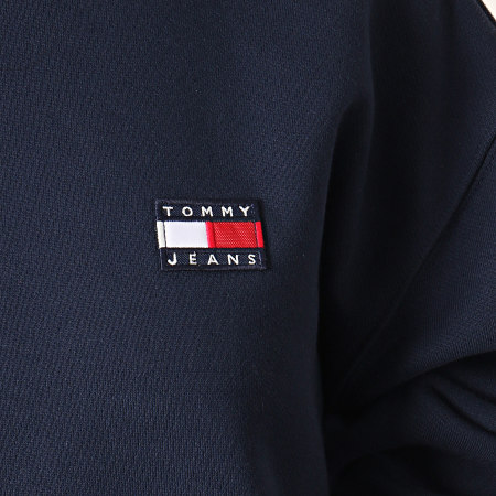 Tommy Jeans - Sweat Crewneck Femme Badge 6814 Bleu Marine