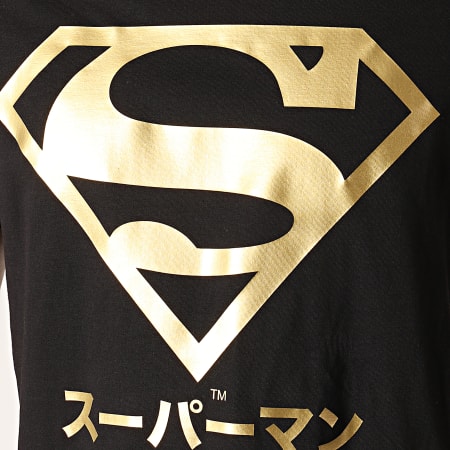 DC Comics - Tee Shirt Superman Japan Noir Or