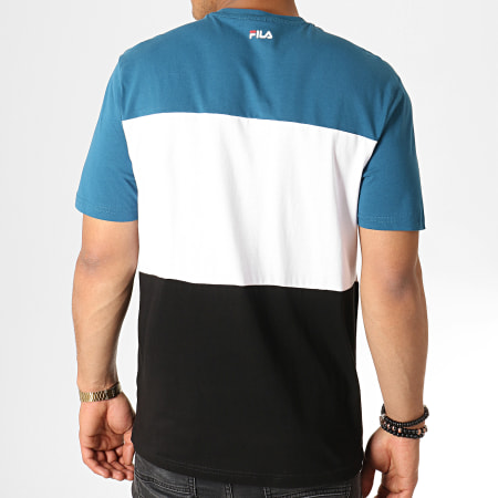 Fila - Tee Shirt Day 681244 Noir Blanc Bleu Marine