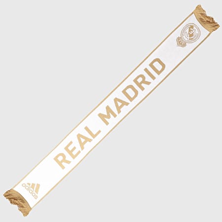 Adidas Sportswear -  Echarpe Real Madrid DY7706 Blanc Doré