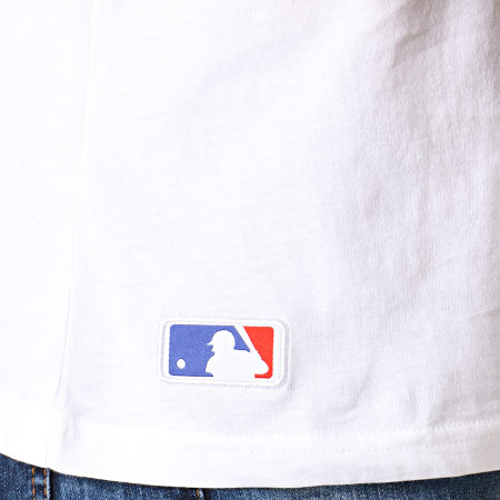 New Era - Tee Shirt MLB Core Neon Logo 12070293 Blanc Jaune Fluo