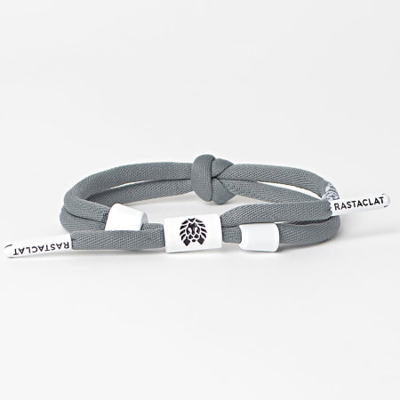 Rastaclat - Bracelet Positive Vibes Knot Gris