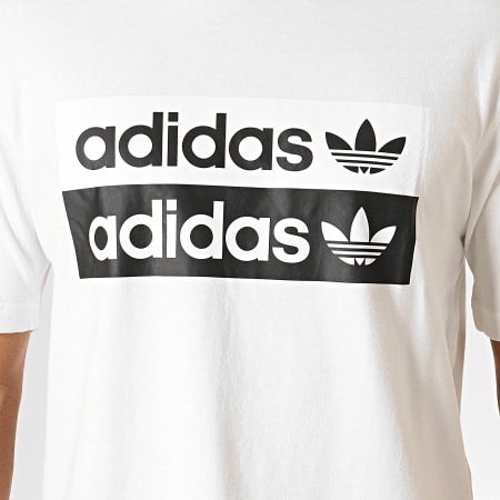 Adidas Originals - Tee Shirt Vocal Logo Blanc Cassé - LaBoutiqueOfficielle.com