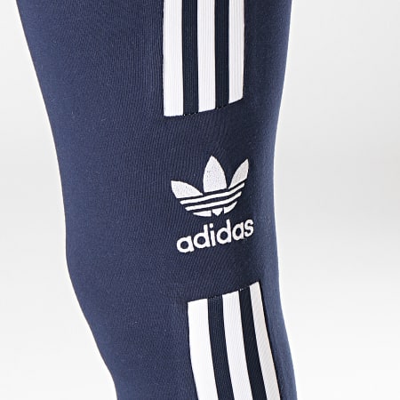 Adidas Originals - Legging Femme Trefoil ED7489 Bleu Marine Blanc