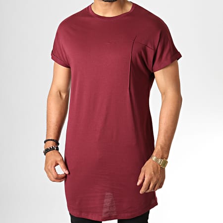 Frilivin - Tee Shirt Oversize 2074 Bordeaux