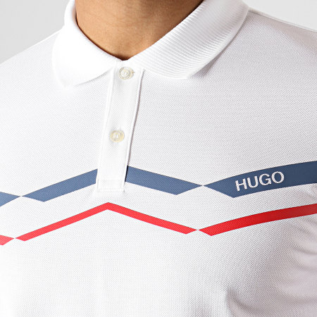 HUGO - Polo Manches Courtes Dapporo 50414152 Blanc