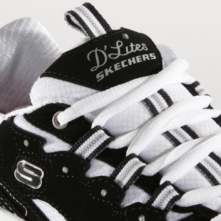 Skechers - Baskets Femme D'Lites 11930 Biggest Fan Black White