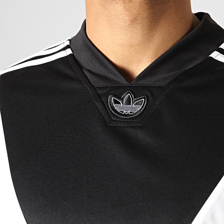Adidas Originals -  Tee Shirt Manches Longues A Bandes Balanta EE2348 Noir Blanc