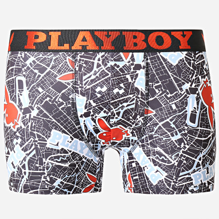 Playboy - Boxer City Map Noir