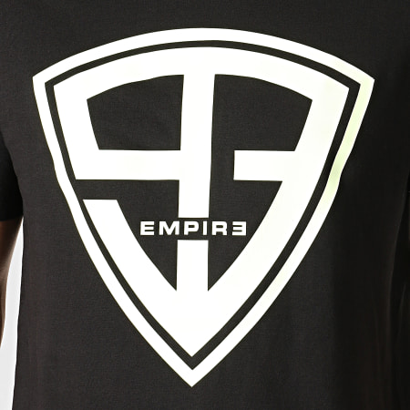93 Empire - Maglietta con bagliore nel buio, nero