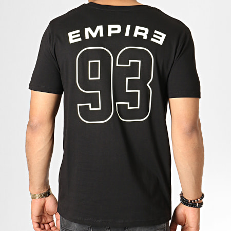 93 Empire - Tee Shirt Glow In The Dark Dossard Noir