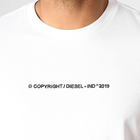 Diesel - Tee Shirt Just Copy 00SY74-0PATI Blanc