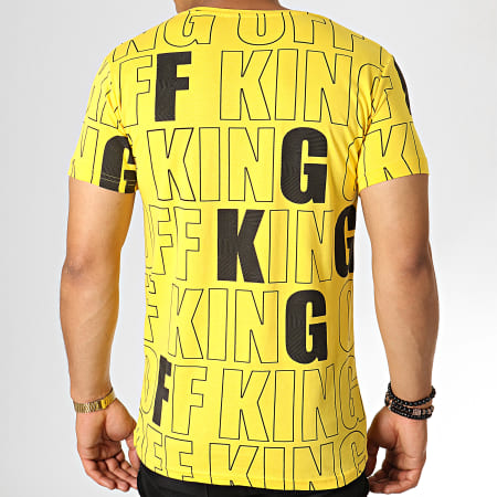 King Off - Tee Shirt KG36 Jaune Noir