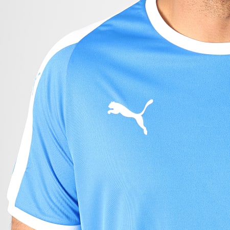 Puma - Tee Shirt Liga Jersey 703417 Bleu Blanc