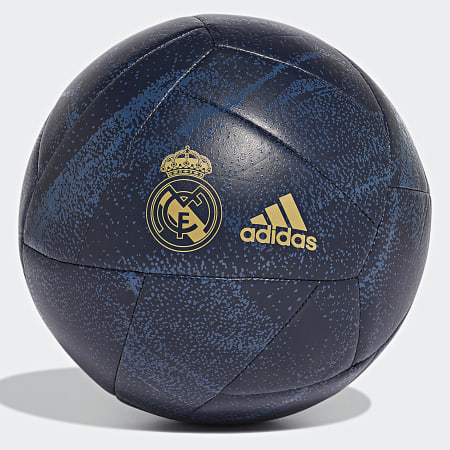 adidas - Ballon De Foot Real Madrid EC3035 Bleu Marine Doré