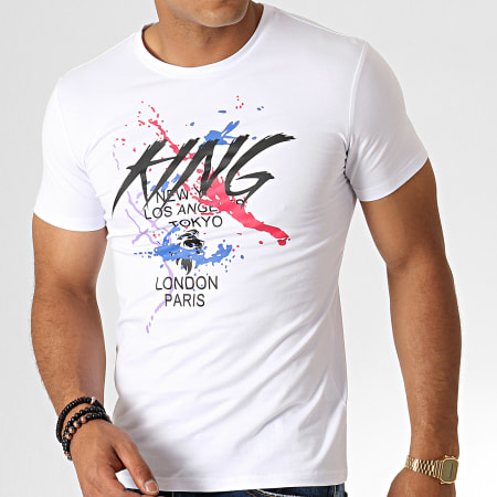 King Off - Tee Shirt A080 Blanc