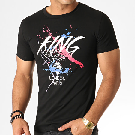 King Off - Tee Shirt A080 Noir