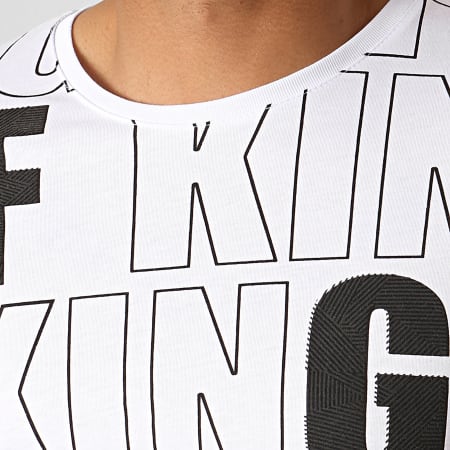 King Off - Tee Shirt KG36 Blanc Noir