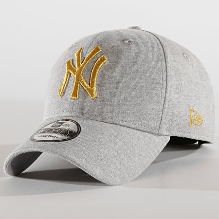 New Era - Casquette Baseball 9Forty Jersey New York Yankees 12135436 Gris Chiné Doré