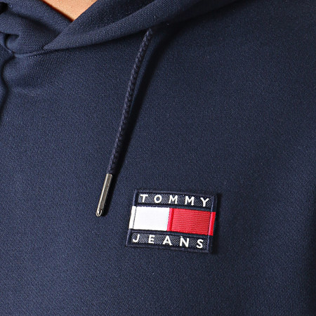 Tommy Jeans - Sweat Capuche Badge 6593 Bleu Marine