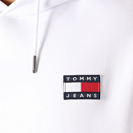 Tommy Jeans - Sweat Capuche Badge 6593 Blanc