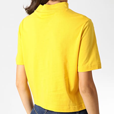 tee shirt reebok femme jaune
