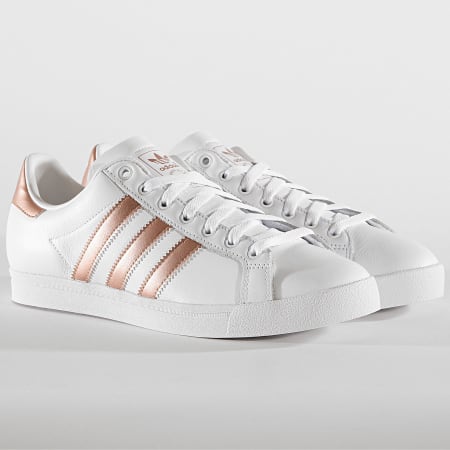 Adidas Originals - Baskets Femme Coast Star EE6201 Footwear White Copper Metallic Core Black